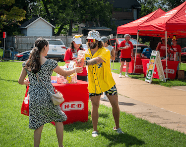 H-E-B Banana Block Party