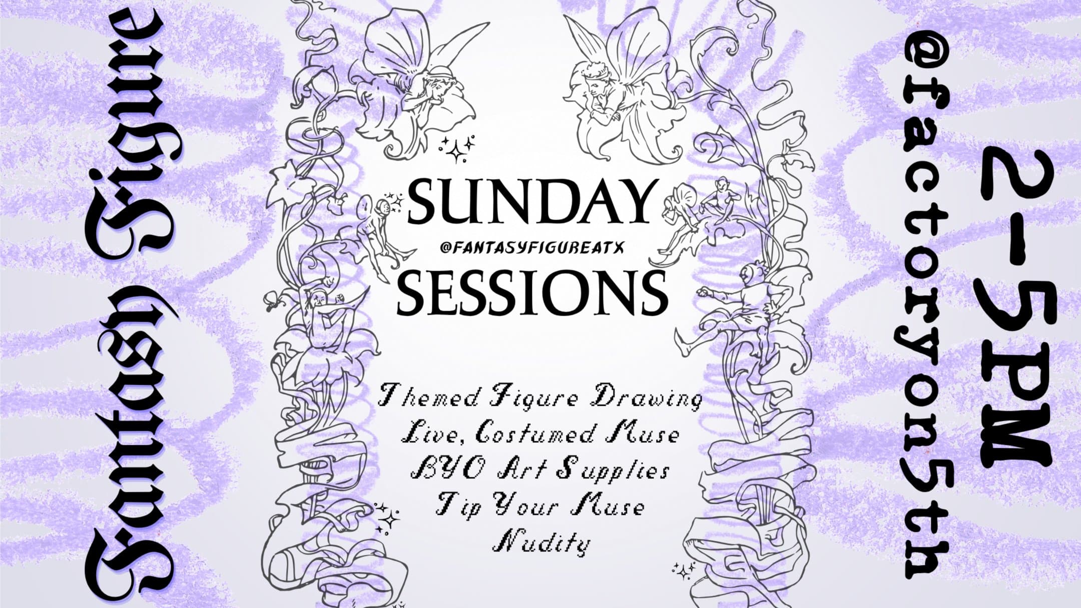 Live, Nude Model Themed Figure Drawing Sessions