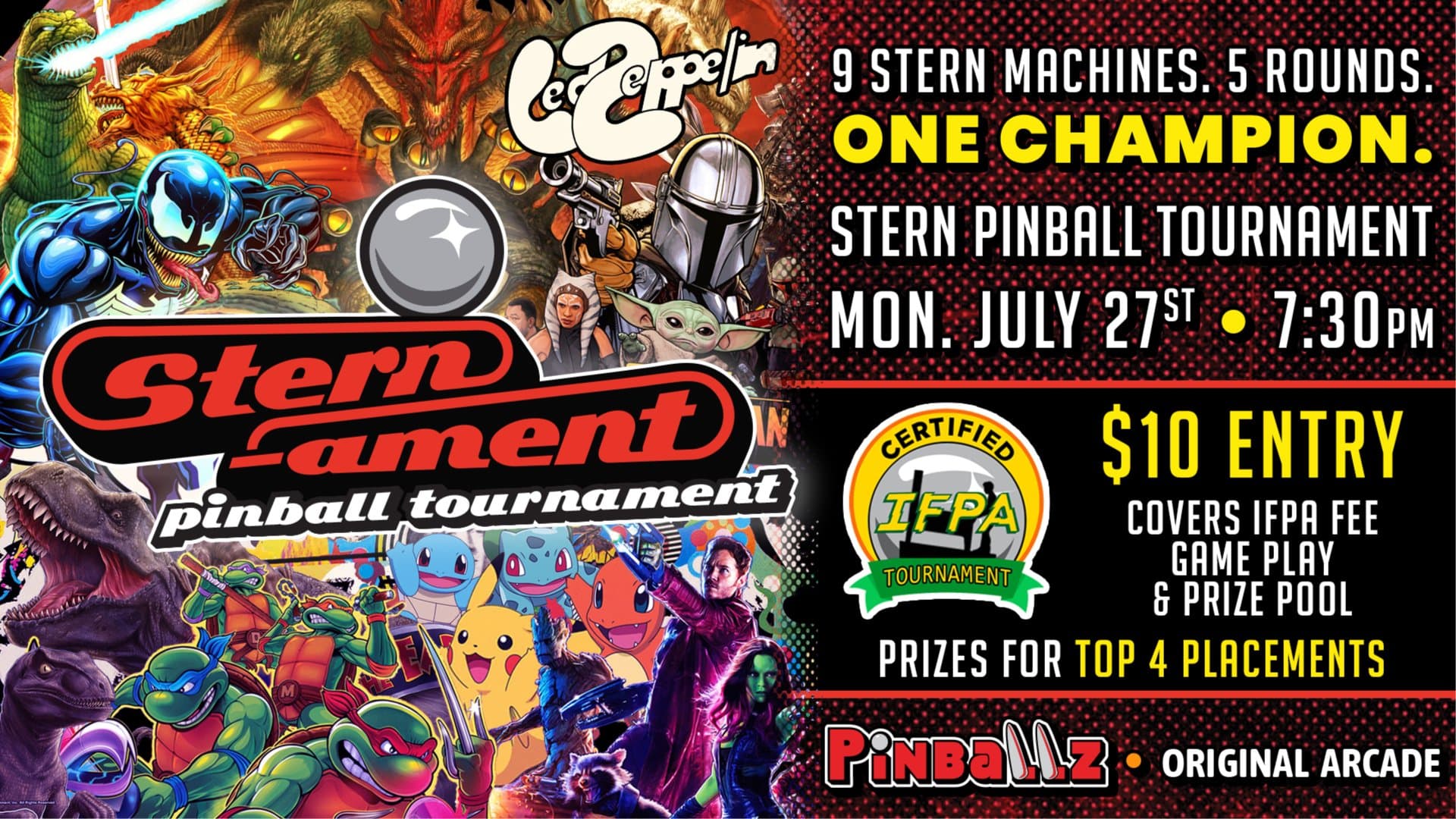 STERN-ament Pinball Tournament